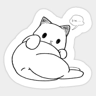 Kiw kitty Sticker